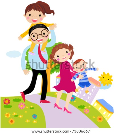 Happy Customers Cartoon