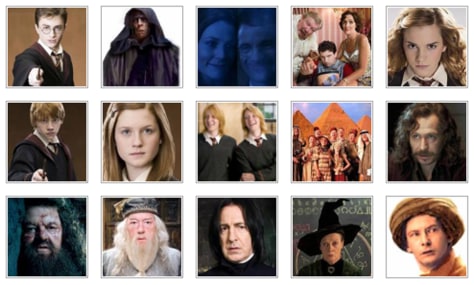 Harry Potter Characters Names With Photos