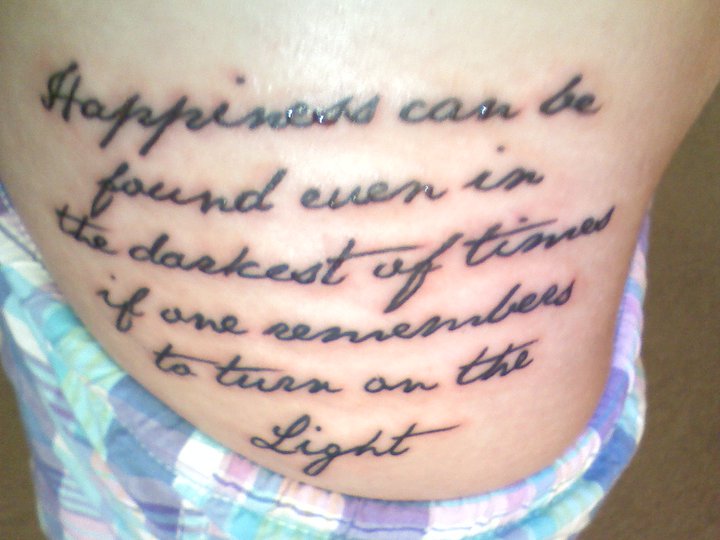 Harry Potter Quotes Tattoos