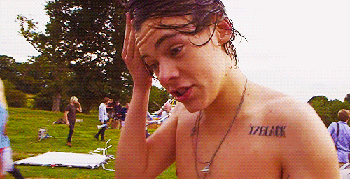 Harry Styles Shirtless Gif