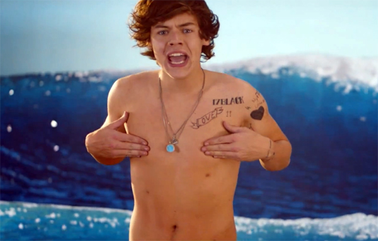 Harry Styles Shirtless Pics