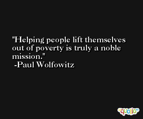 Helping People Out Of Poverty