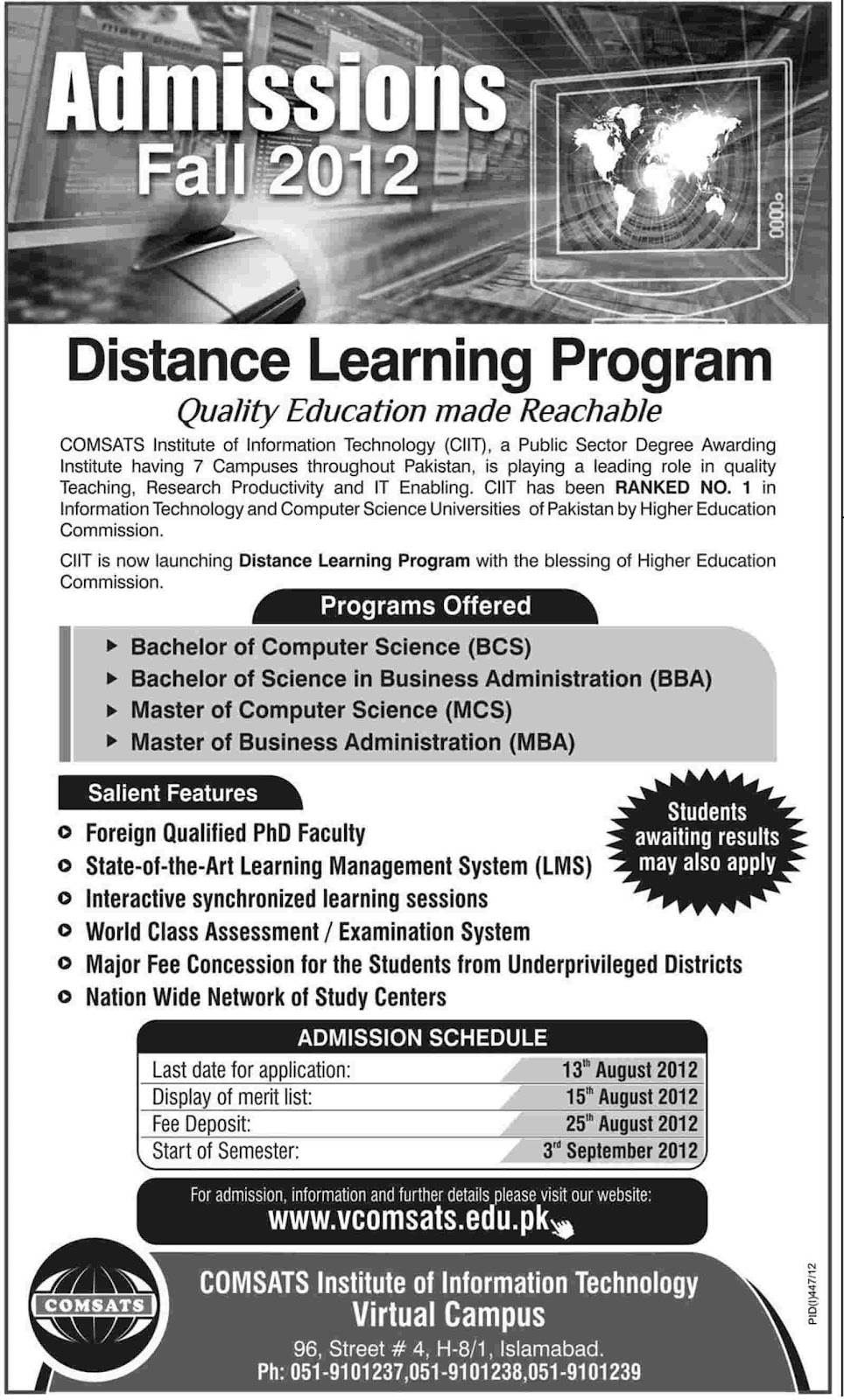 Higher Education Commission Pakistan University Rankings