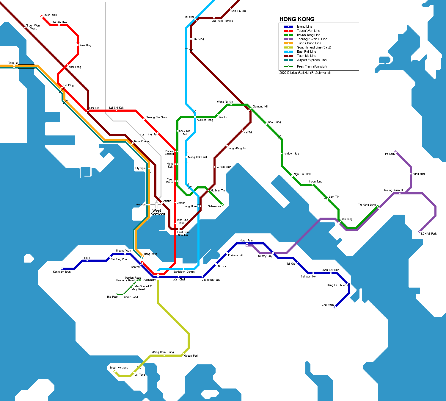 Hk Mtr Map