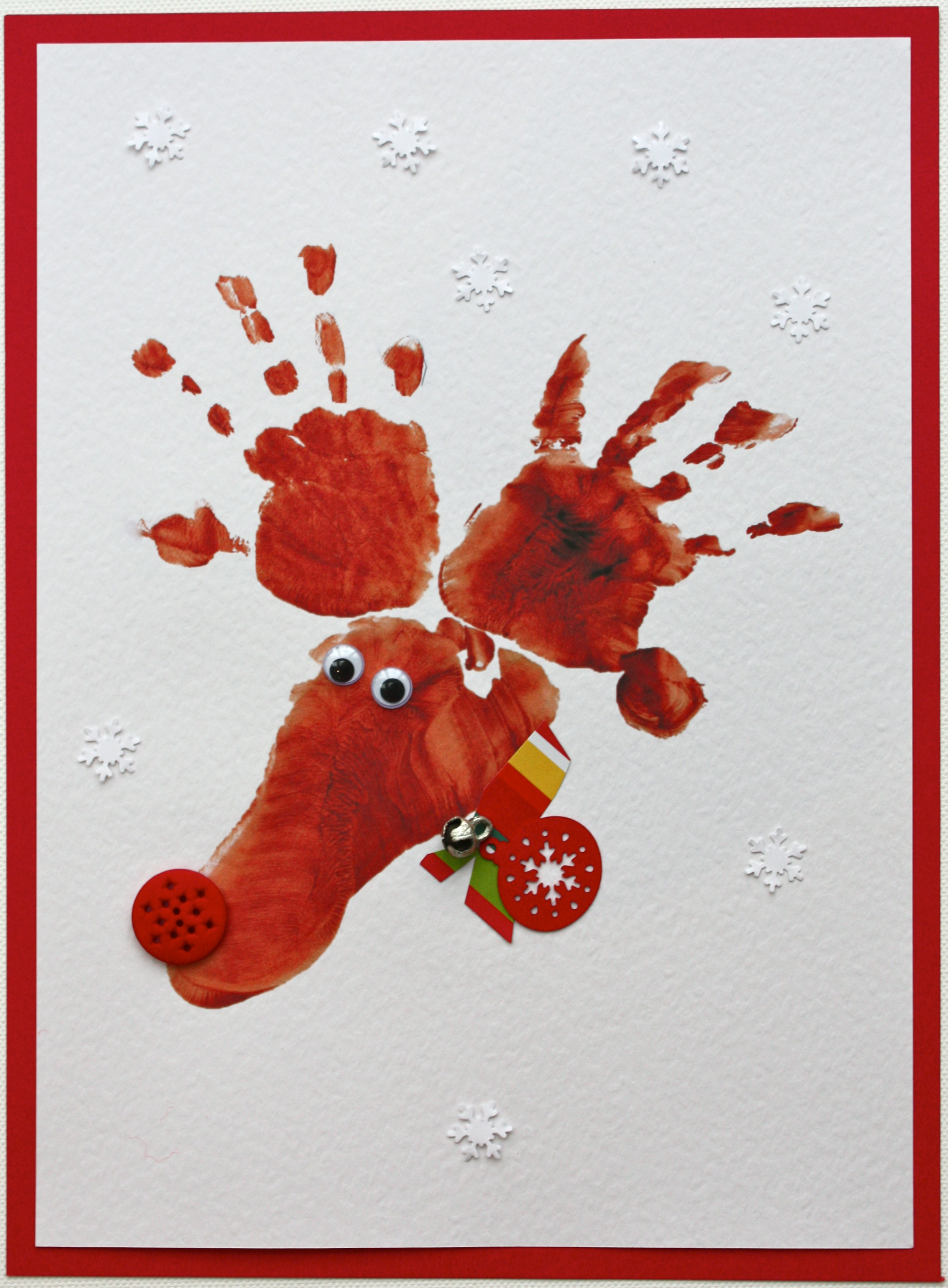 Homemade Christmas Cards For Kids To Make