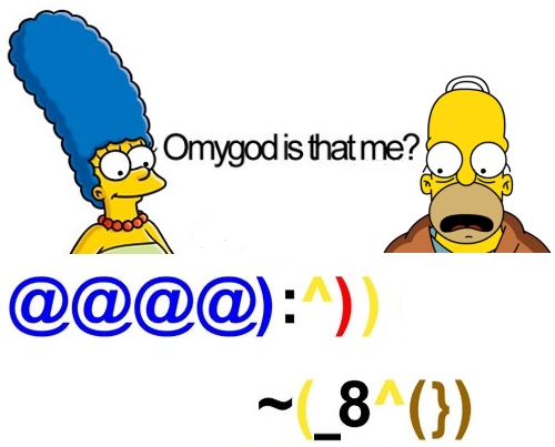 Homer Simpson Facebook Emoticon