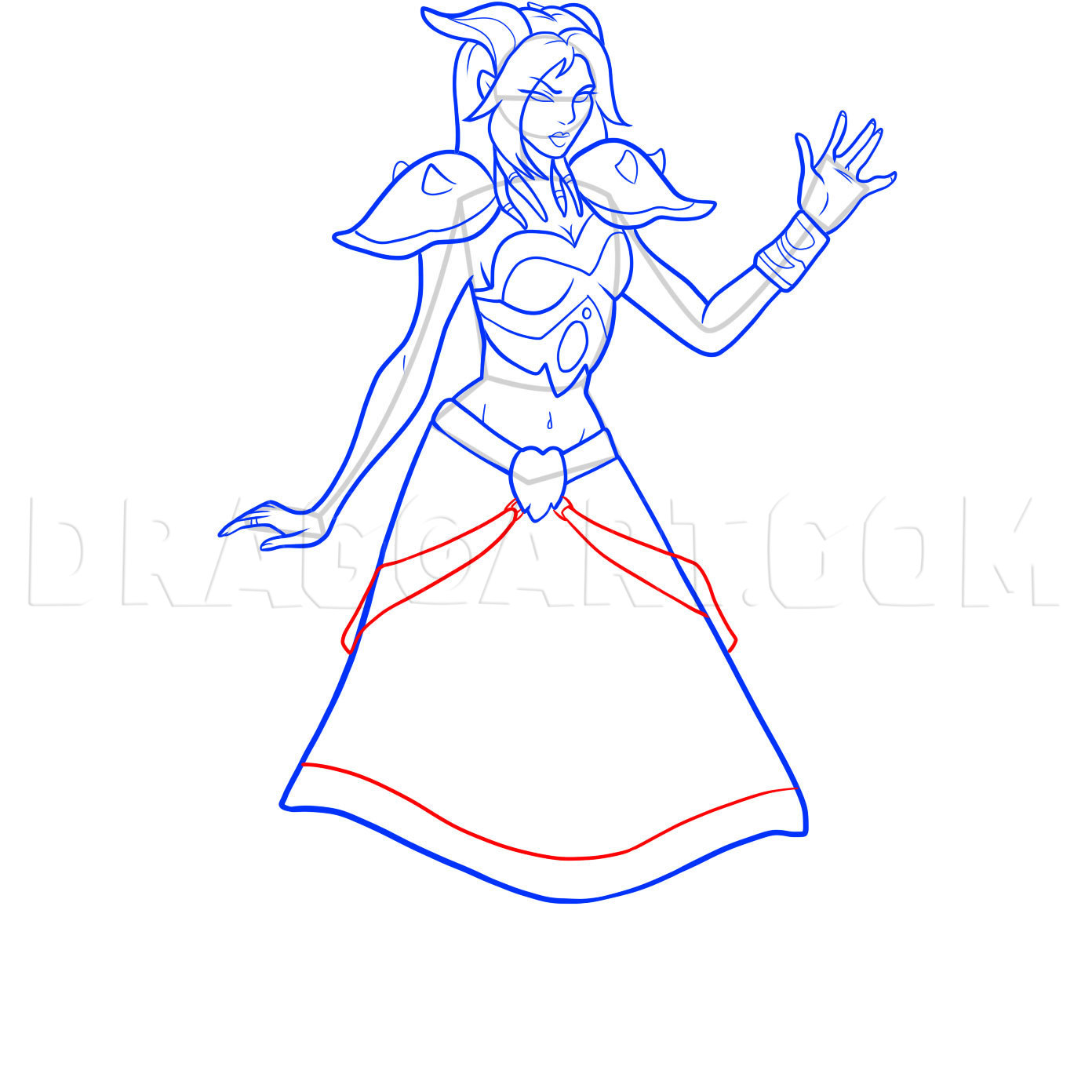 How To Draw World Of Warcraft Characters Step By Step