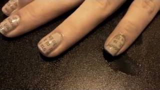 How To Make Newspaper Nails With Mouthwash