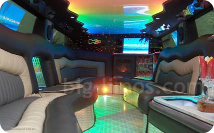 Hummer H2 Limo Interior