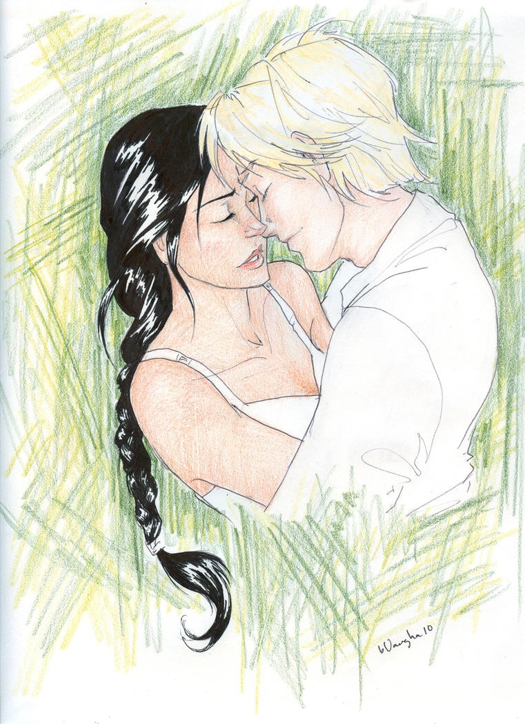 Hunger Games Peeta And Katniss Kiss