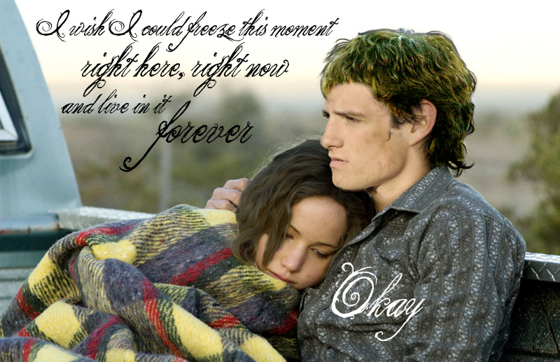 Hunger Games Peeta And Katniss Kiss