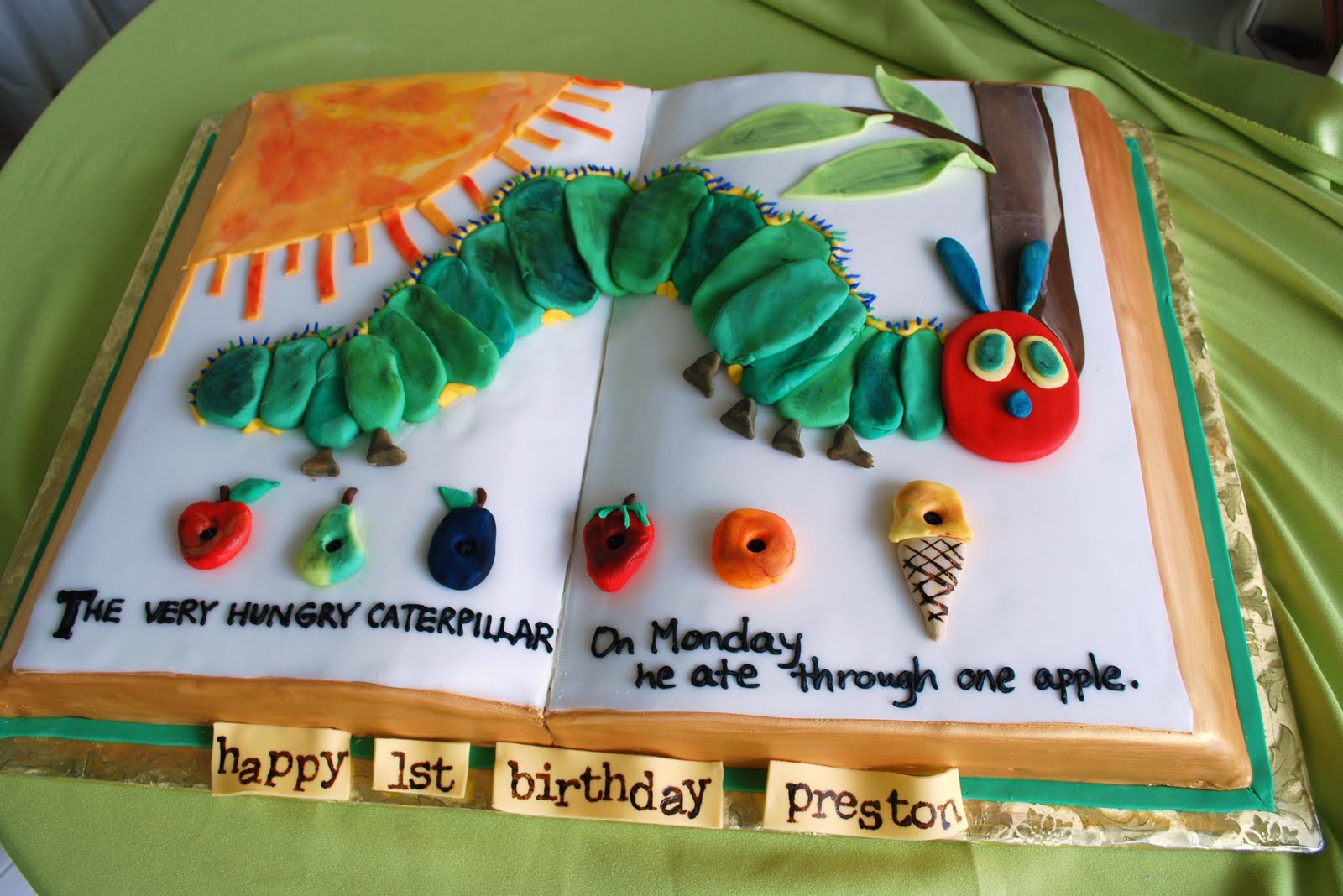 Hungry Caterpillar Cake