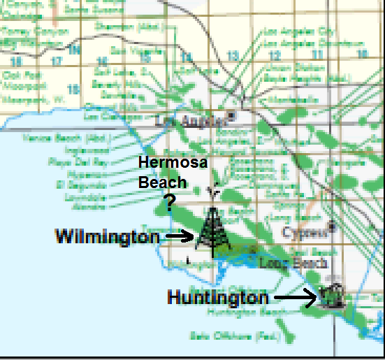 Huntington Beach California Map