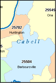 Huntington Wv Map