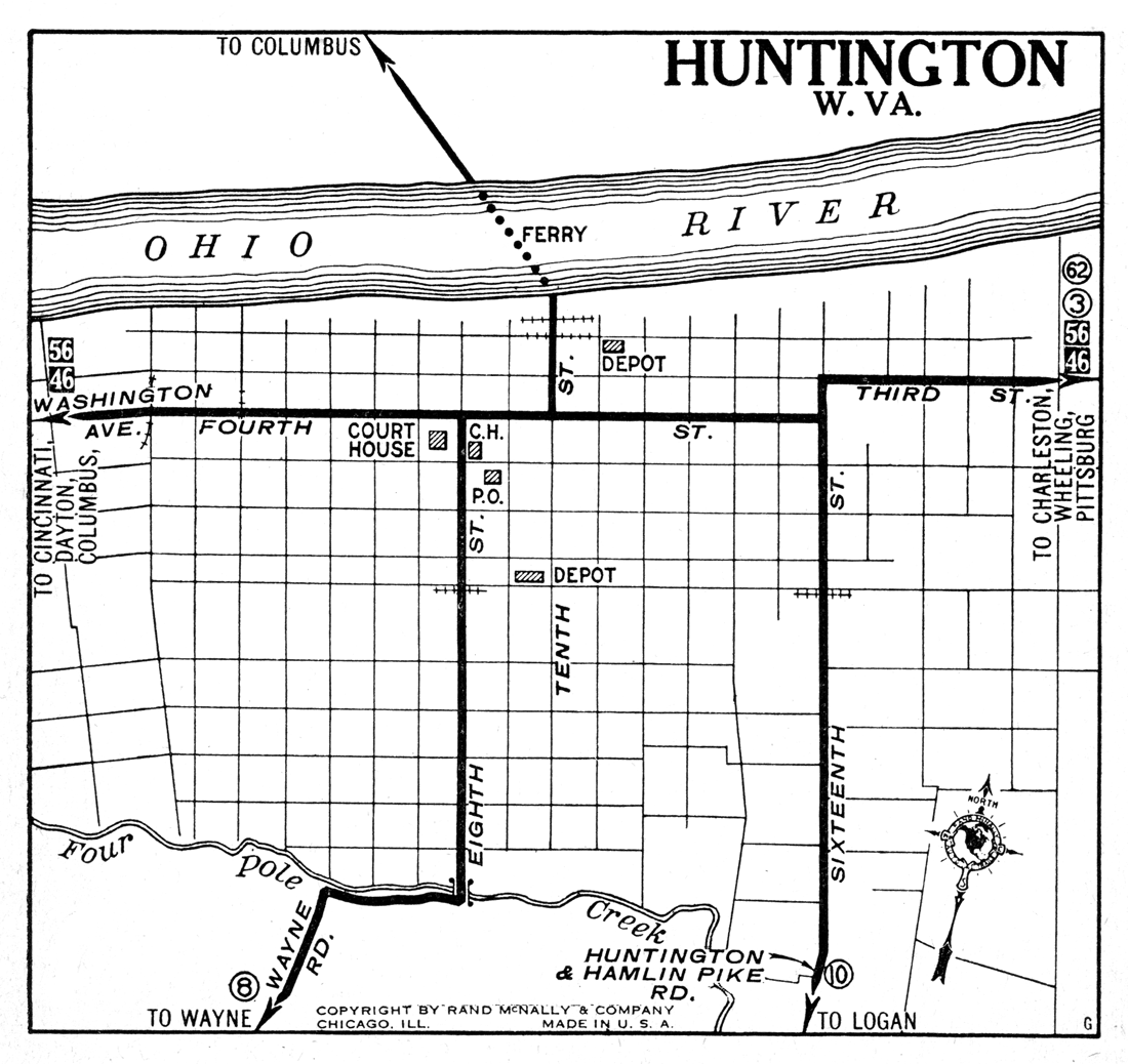 Huntington Wv Map
