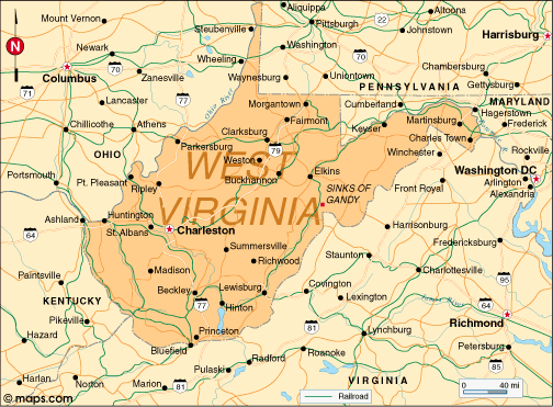 Huntington Wv Map