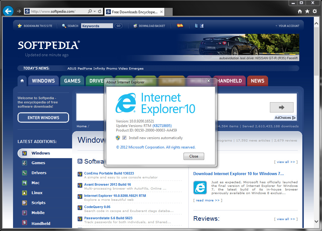 Ie 10