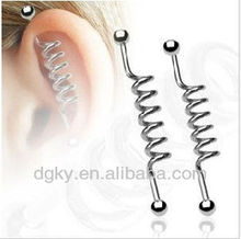 Industrial Piercing Barbell