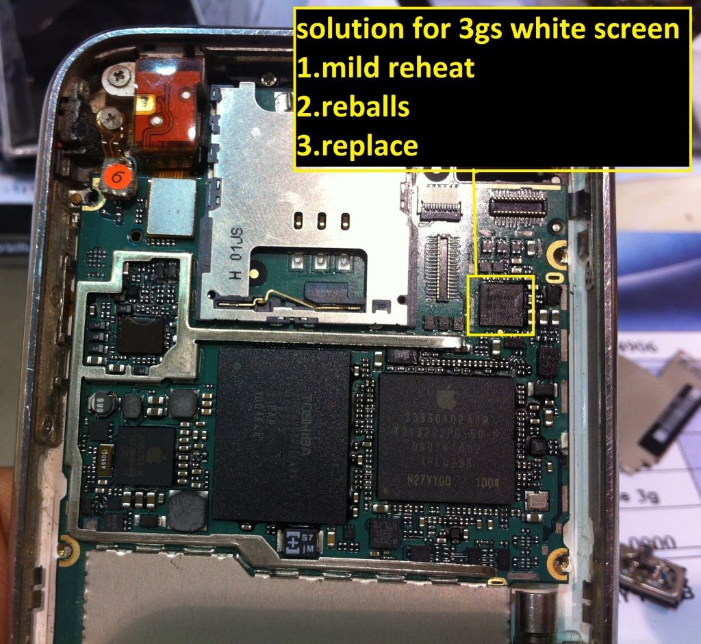 Iphone 3gs White Screen