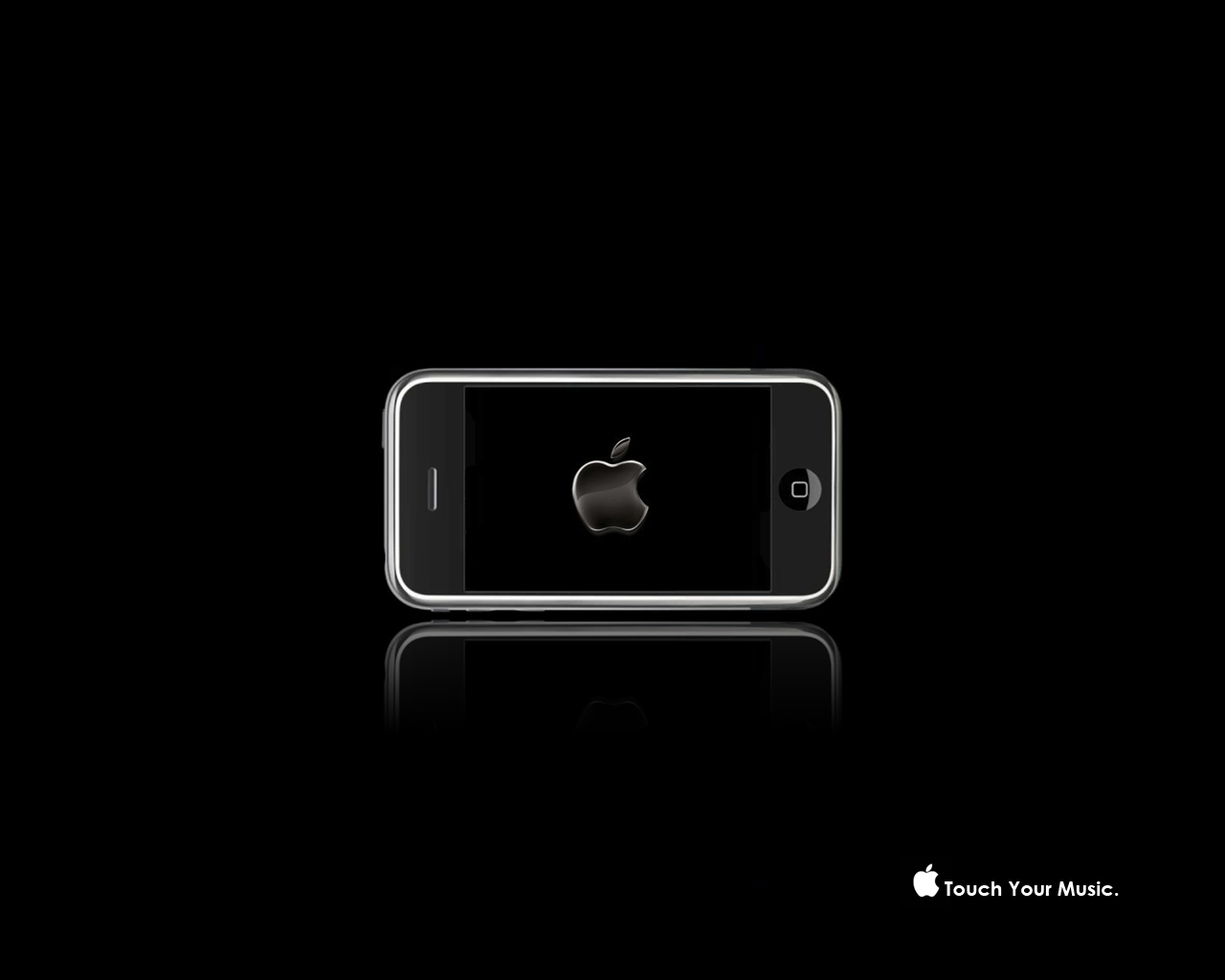 Iphone 4s Black Wallpaper