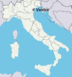 Italy Map Venice
