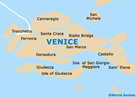 Italy Map Venice