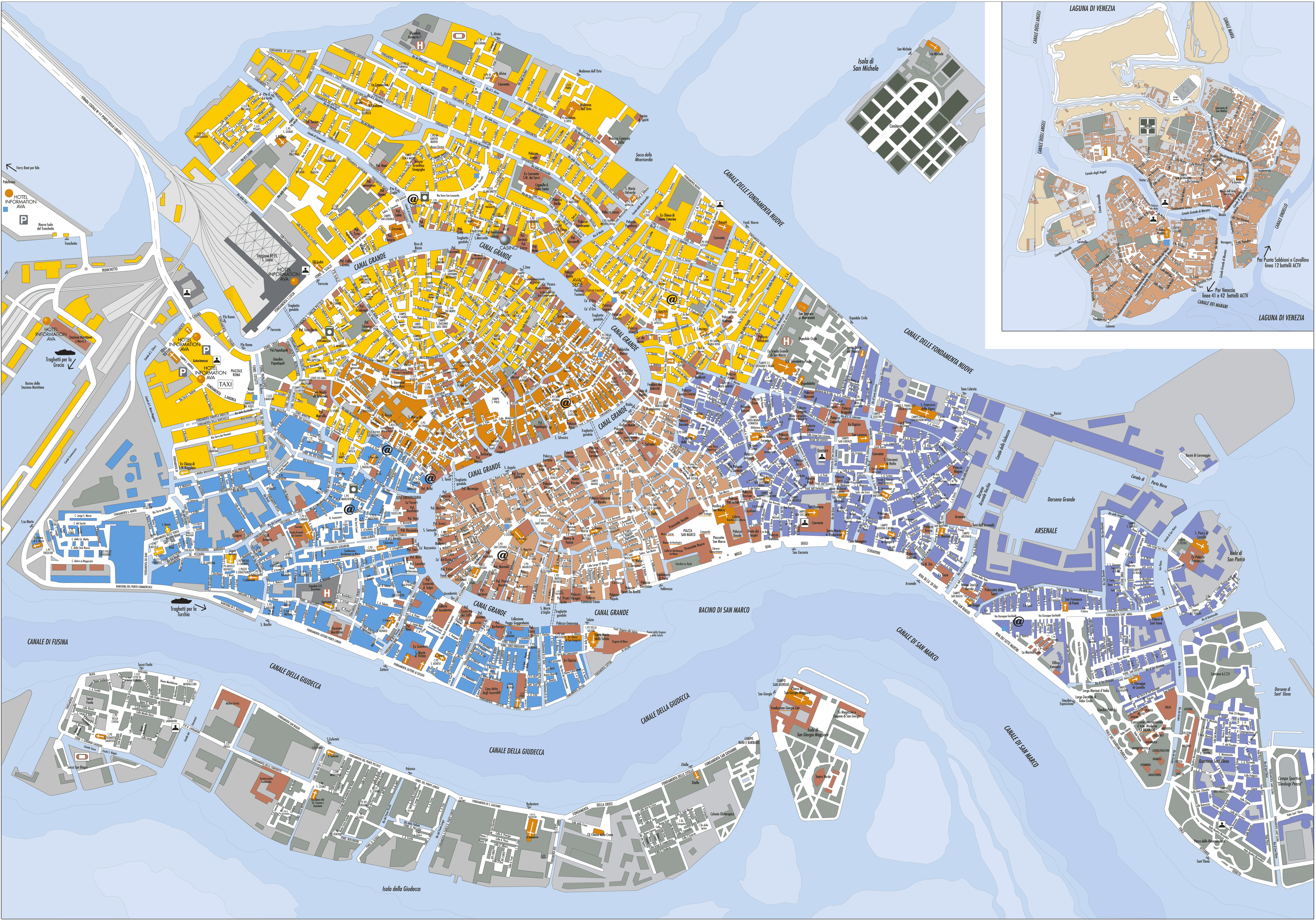 Italy Map Venice