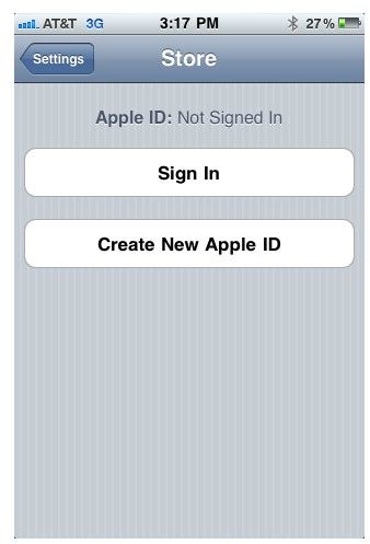 Itunes Store Menu Iphone