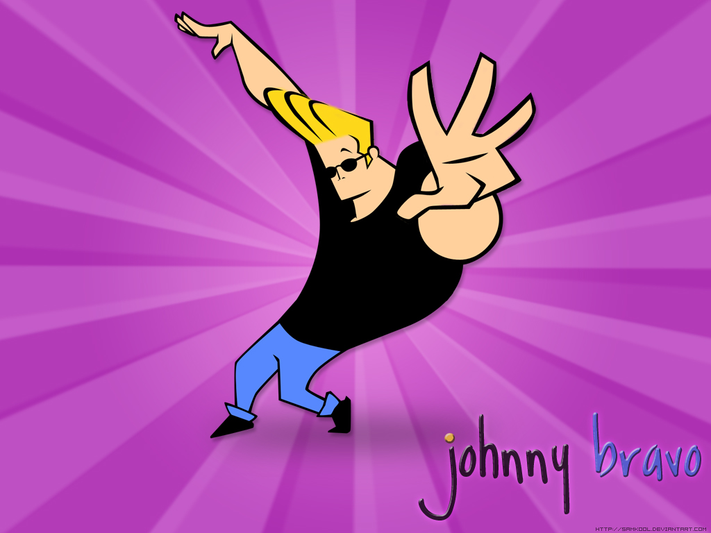 Johnny Bravo Face Wallpaper