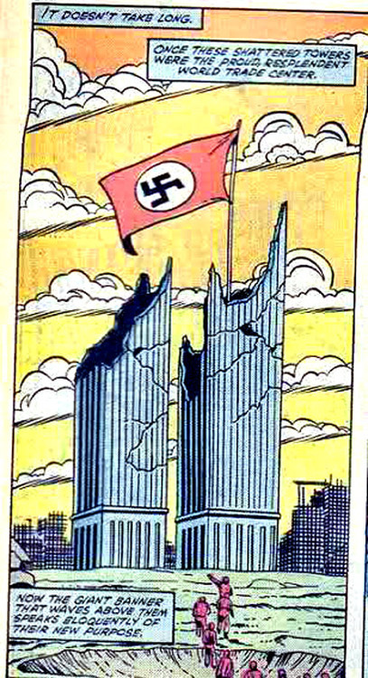 Johnny Bravo Illuminati Twin Towers