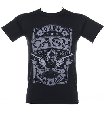 Johnny Cash Man In Black T Shirt