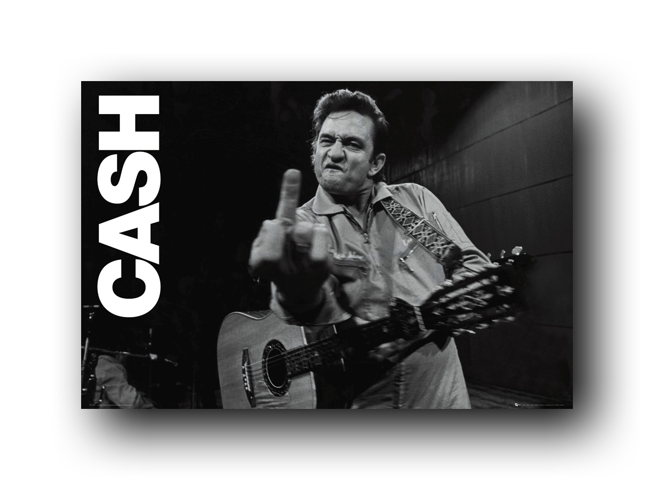 Johnny Cash Middle Finger Shirt