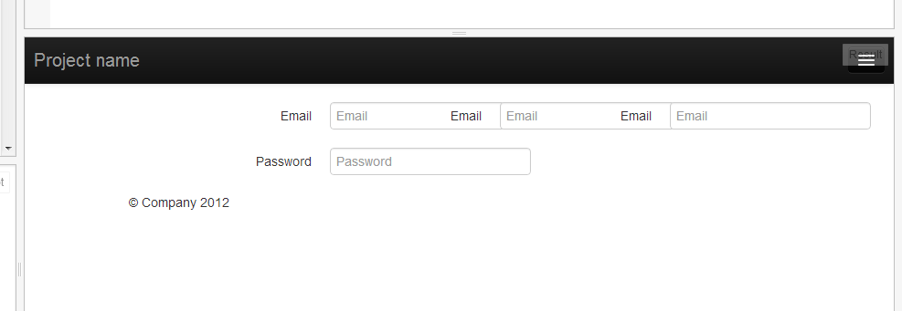 Jsfiddle Bootstrap Example
