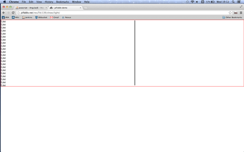 Jsfiddle Console.log