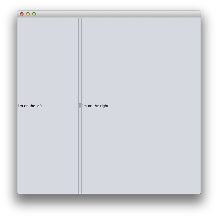 Jsplitpane Onetouchexpandable