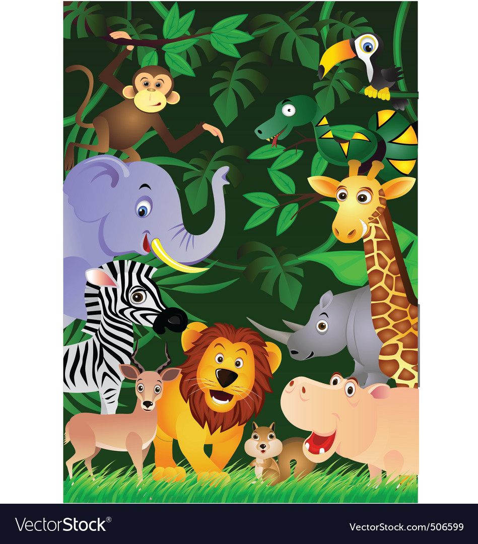 Jungle Animals Cartoon Images