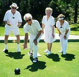 Lawn Bowls Cartoon