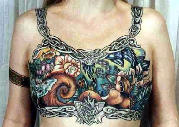 Lawn Mower Tattoo Girl