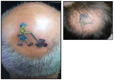 Lawn Mowing Tattoo