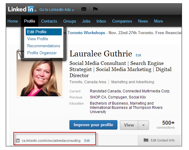 Linkedin Profile Examples For Students