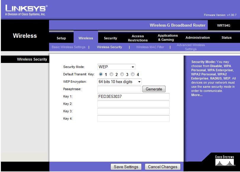 Linksys Router Wrt54g2 V1 Setup