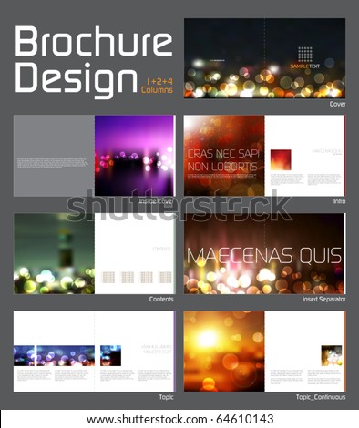 Magazine Layout Design Template