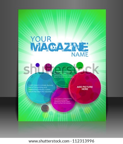 Magazine Layout Design Template