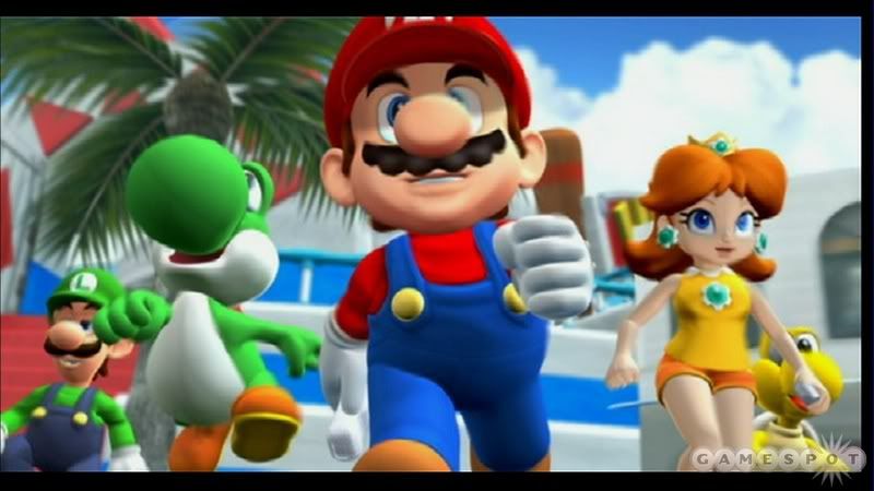 Mario Game Over Screen