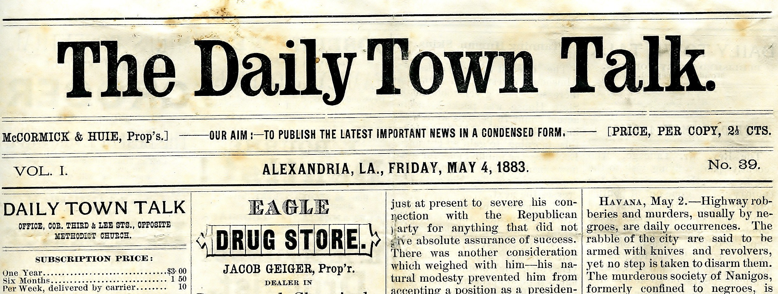 Masthead Newspaper