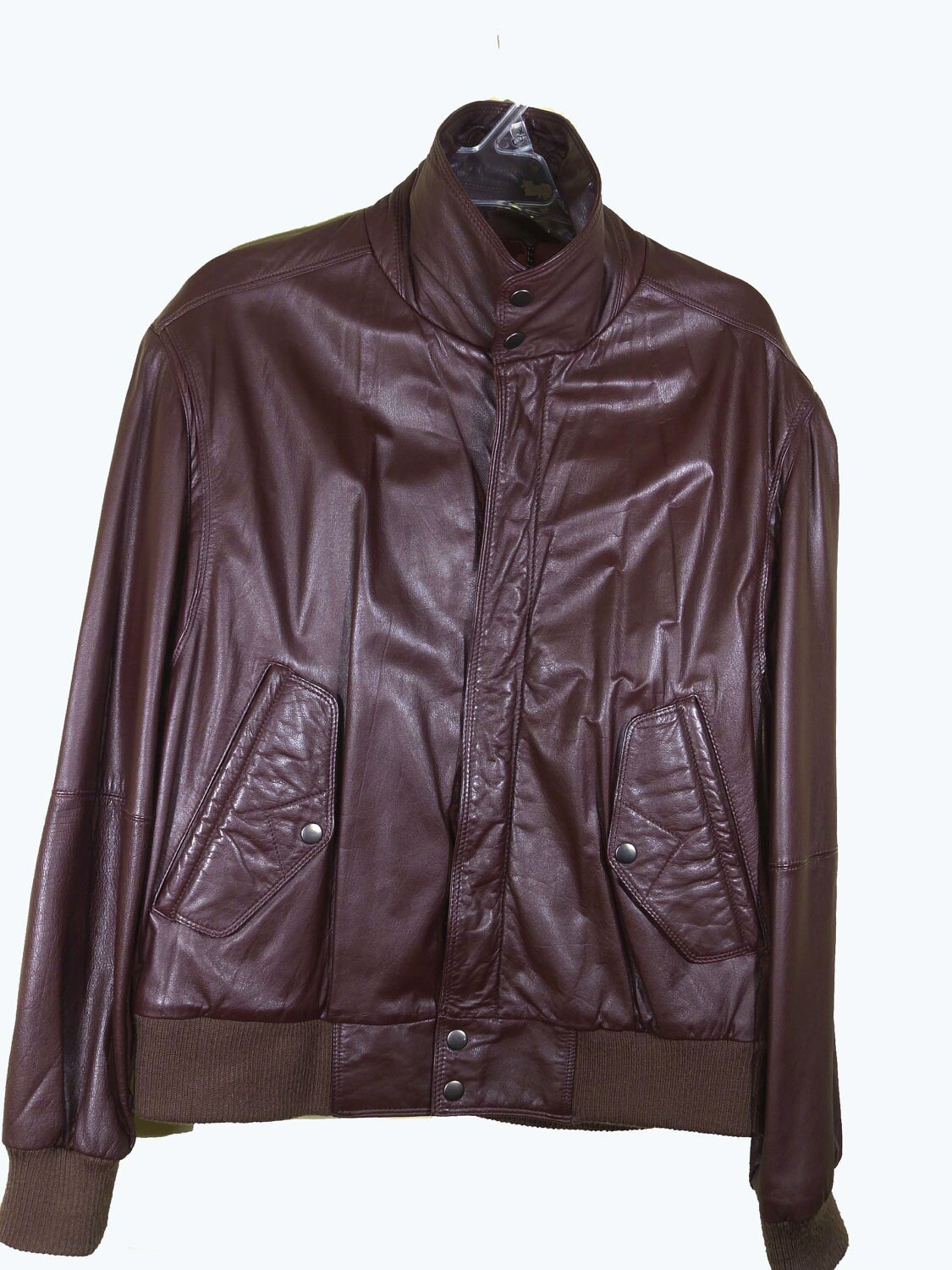 Members Only Leather Jacket Men