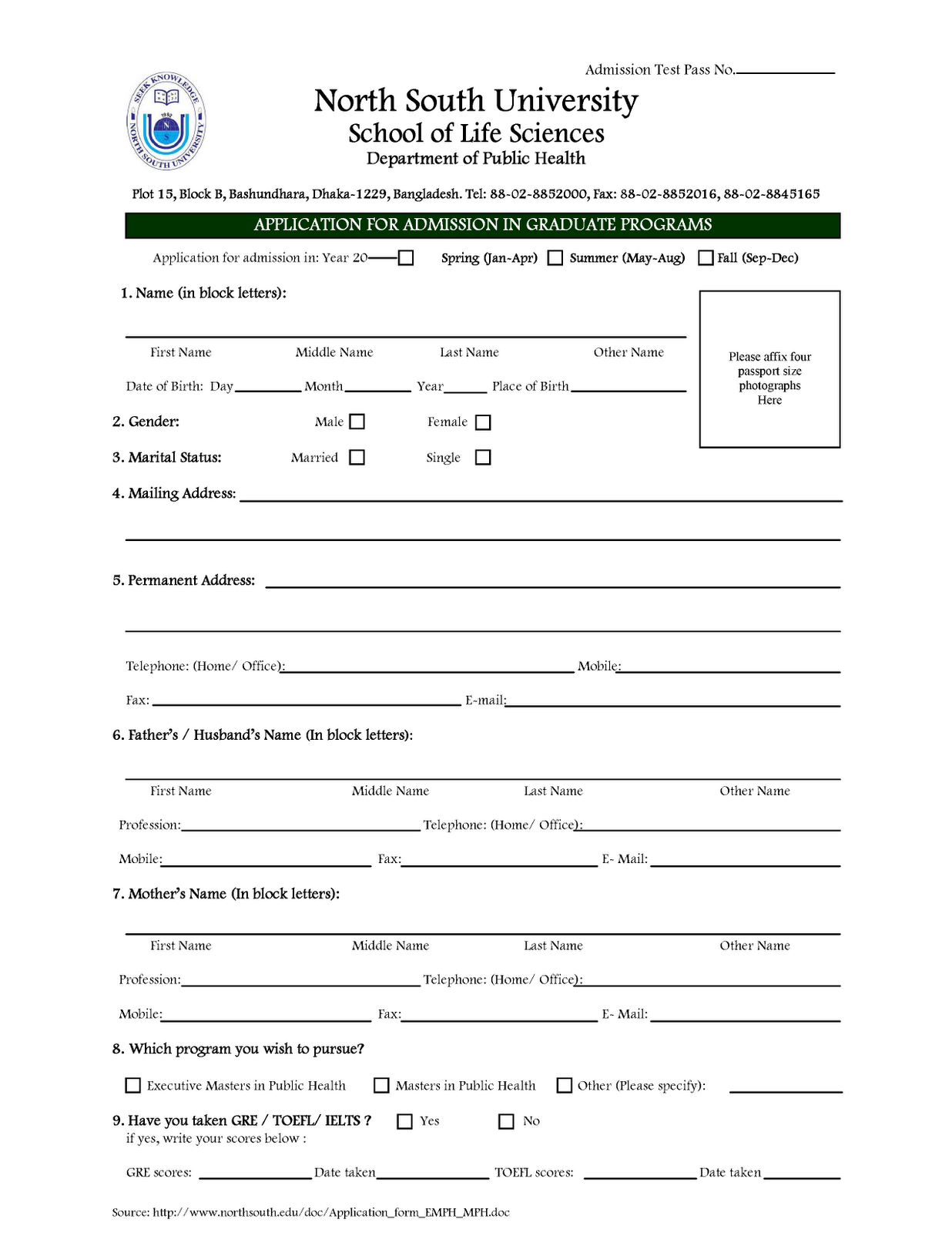 Membership Application Form Template Word