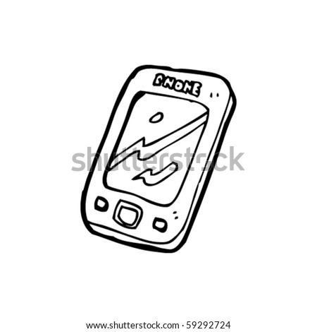 Mobile Phone Cartoon Images