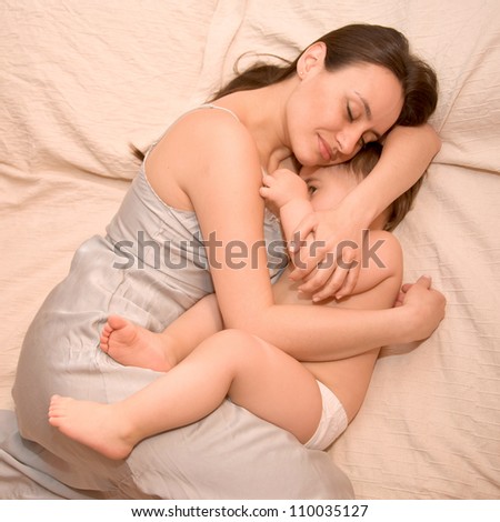 Mom Breast Feeding Baby