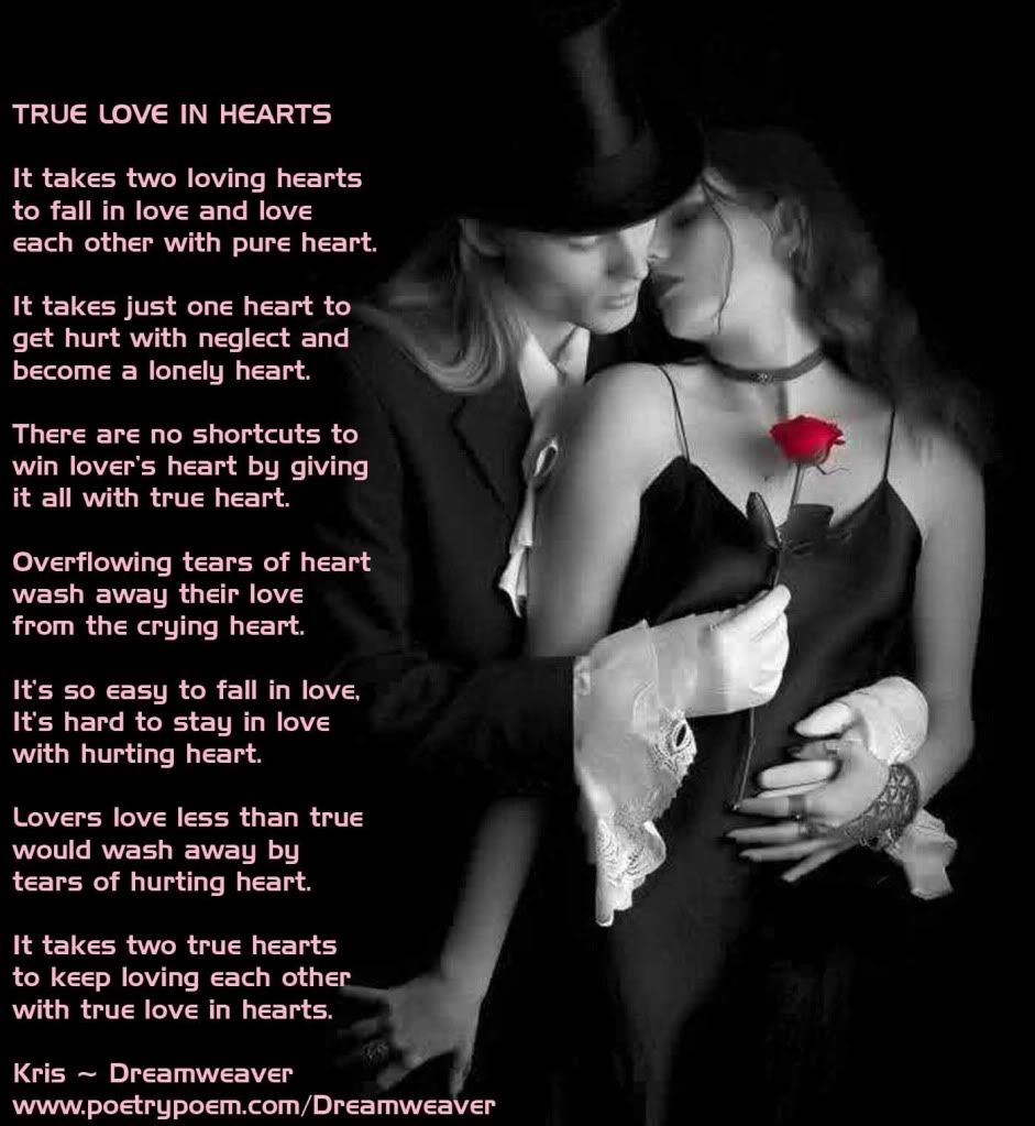 My Love Is True Poem